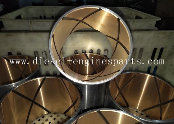 Metal Gray Bi Metal Bushings Size 90mm For Engineering Bulldozer