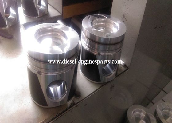 C18 Diesel Engine Piston 0.05mm Oil Clearance Polishing Surface Treatment